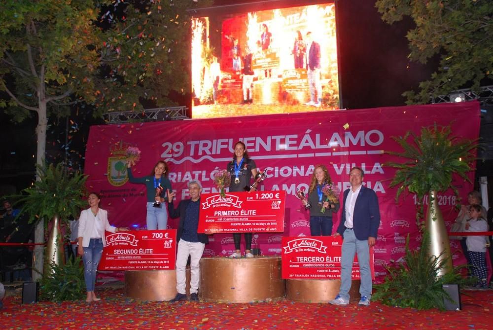 Entrega de premios del Triatlón de Fuente Álamo