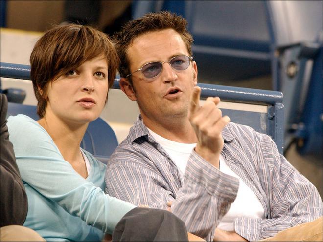Matthew Perry y su novia en 2004 Rachel Dunn