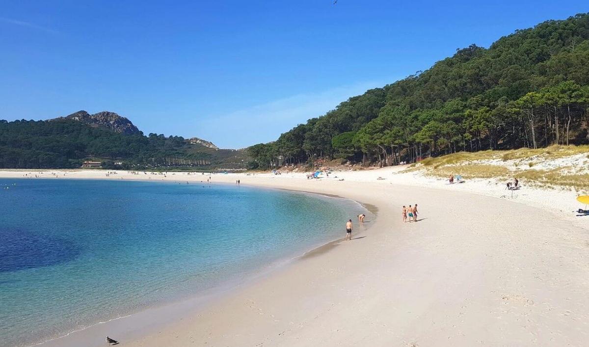 Una de las playas gallegas escogidas como las más bonitas de España.