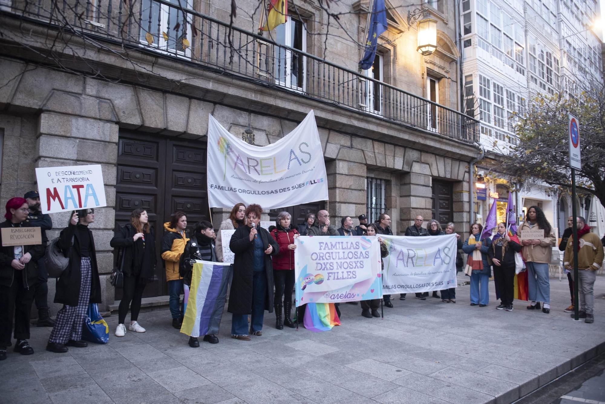 Concentración de Arelas en A Coruña