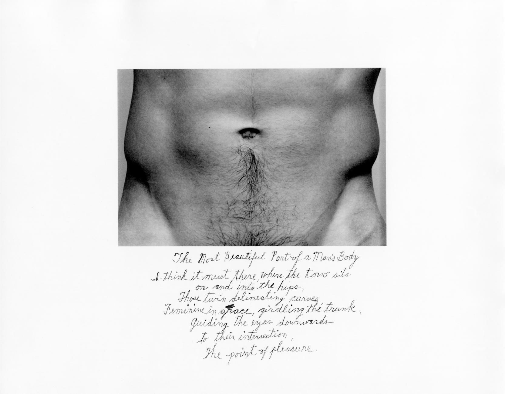 «La parte más hermosa del cuerpo de un hombre»