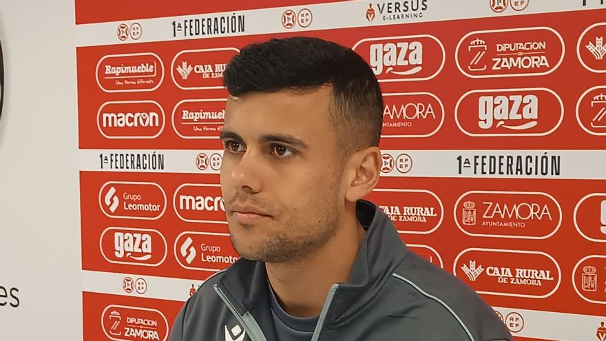 Joel Priego, jugador del Zamora CF: &quot;Estos partidos son importantes&quot;
