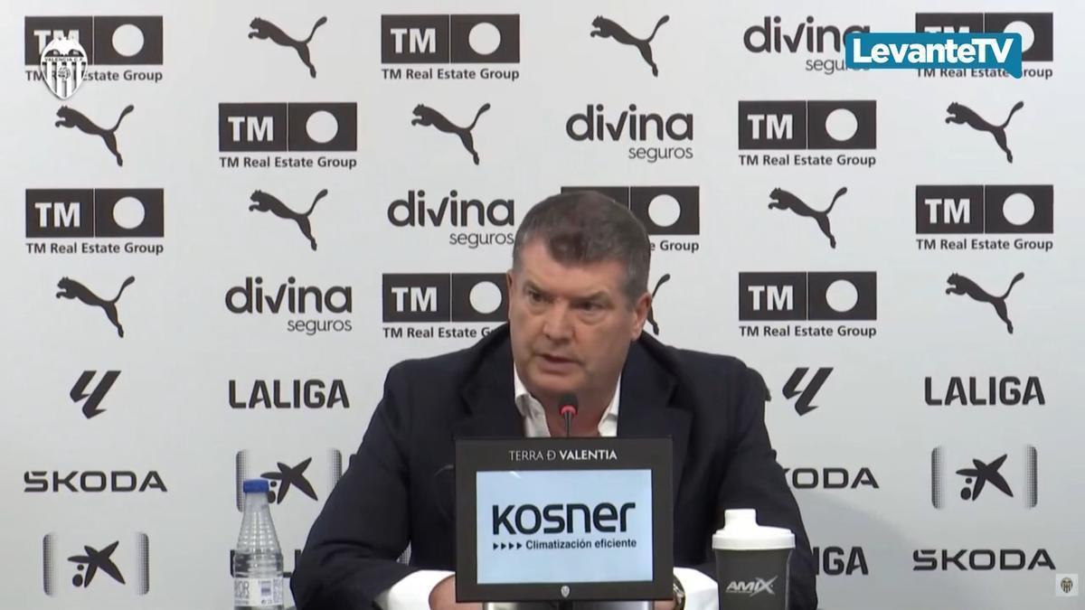 Ron Gourlay habla de los objetivos, Carlos Corberán y proyecto del Valencia CF