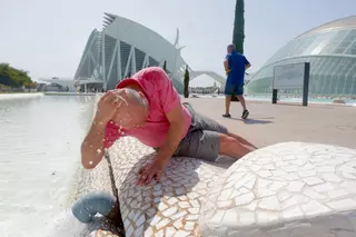 El calor asfixia en València