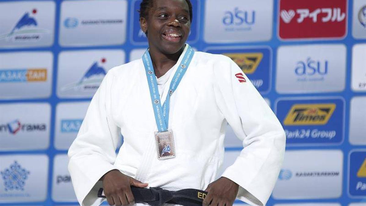 La judoca María Bernabéu.