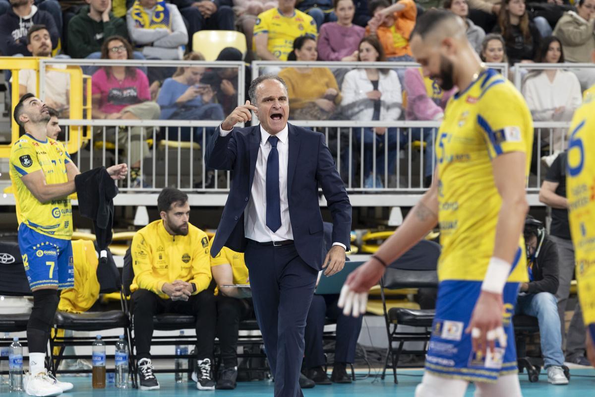 Ida de los cuartos de la CEV Champions League: Guaguas - Perugia