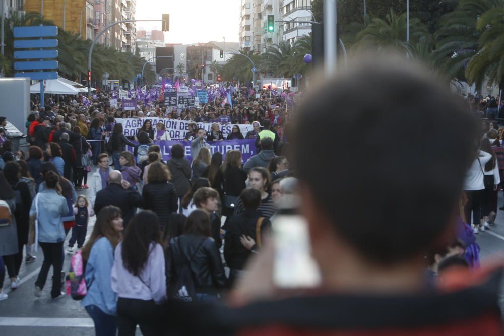 Manifestación del 8M en Alicante