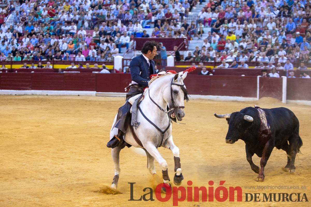 Corrida de Rejones en la Feria Taurina de Murcia (Andy Cartagena, Diego Ventura, Lea Vicens)