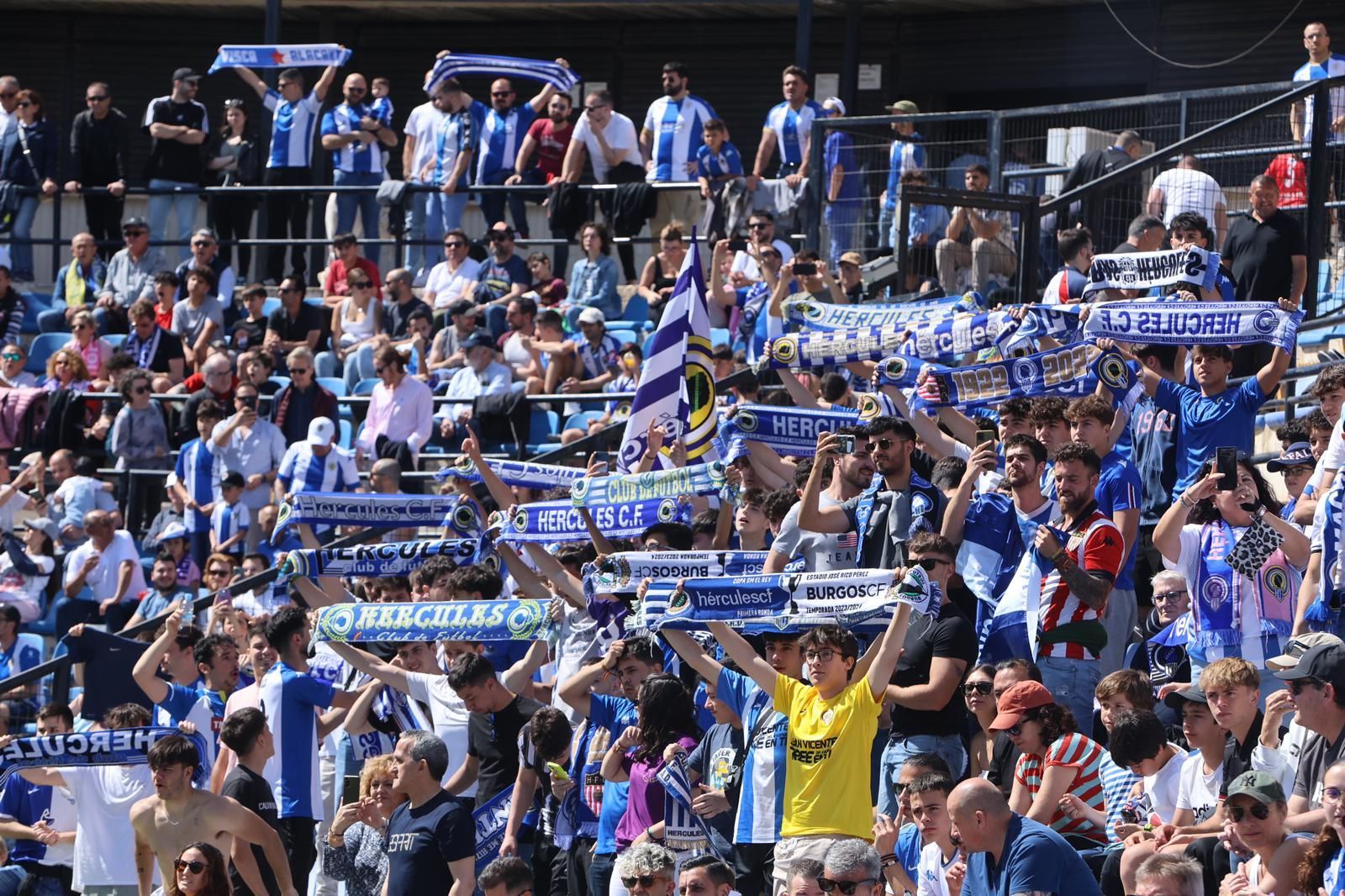 Las imágenes del Hércules CF- Peña Deportiva