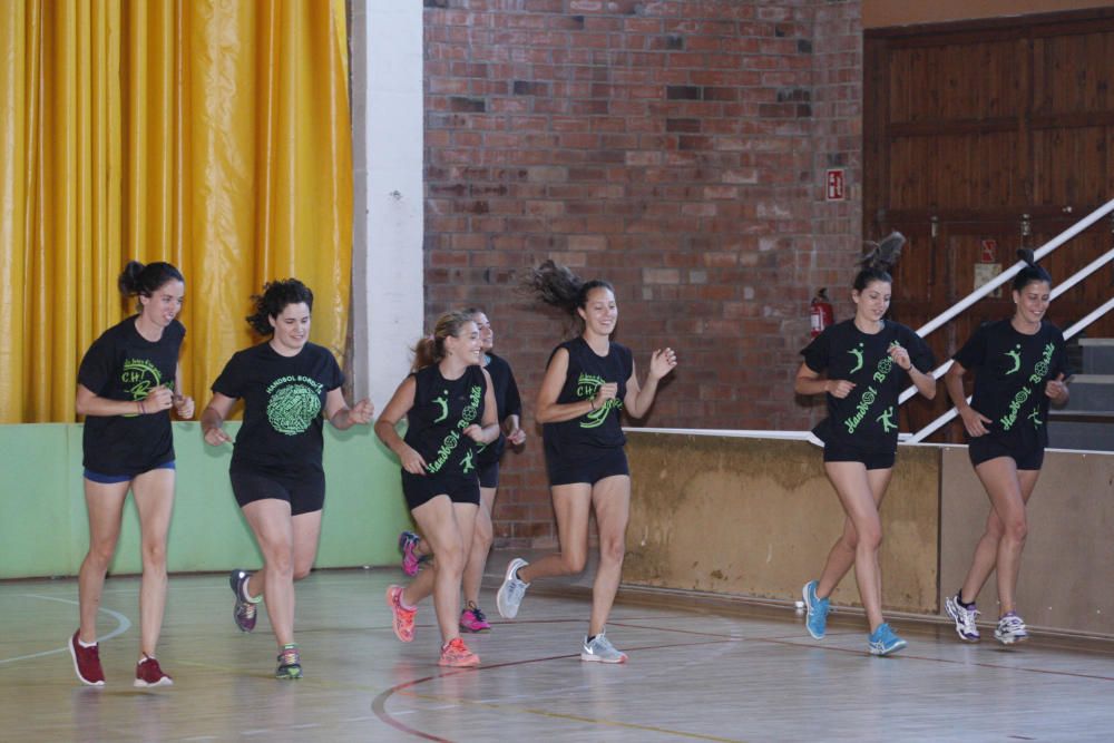 Primer entrenament del Bordils de vòlei