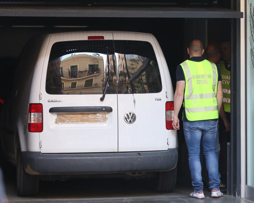 Escorcoll policial del domicili que Sandro Rosell té a Barcelona