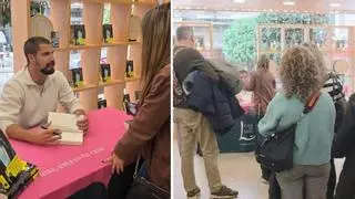 De la escena a la pluma: los vigueses hacen cola para conocer al Maxi Iglesias escritor