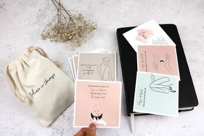 Tarjetas de afirmaciones positivas para mujeres