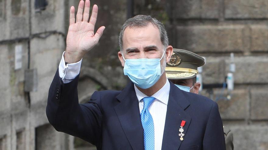Felipe VI en Santiago. // Xoán Álvarez