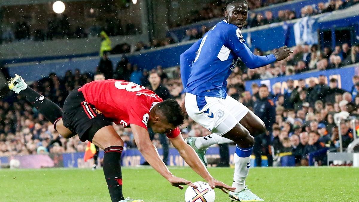 Amadou Onana, jugador del Everton