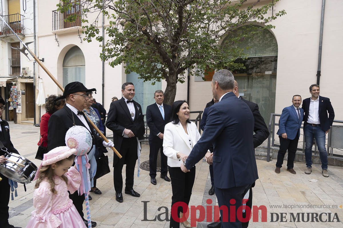Las Fiestas de Yecla y peregrinos de Lorca llegan a Caravaca