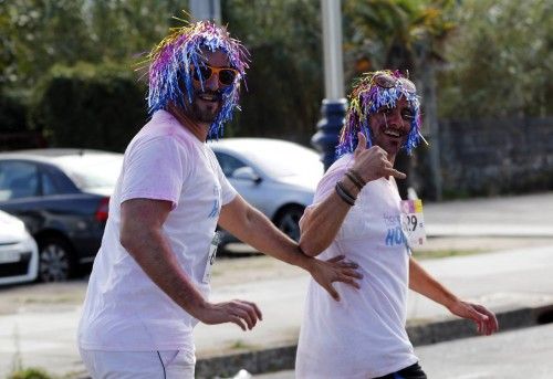 Samil se tiñe de múltiples colores con la Holi Run