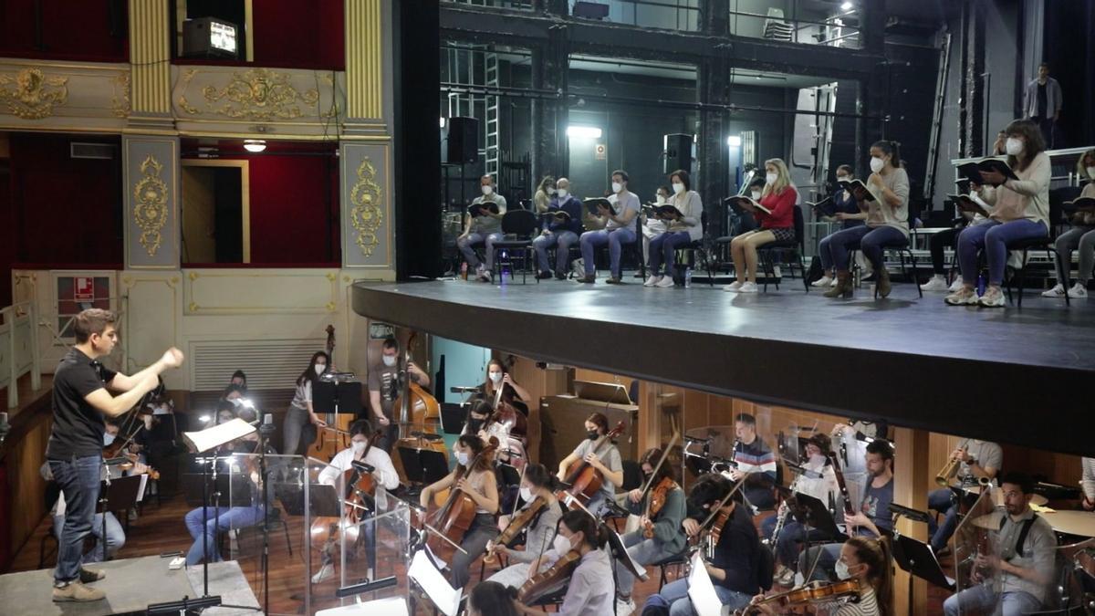 Ensayo del 'Réquiem' de Mozart