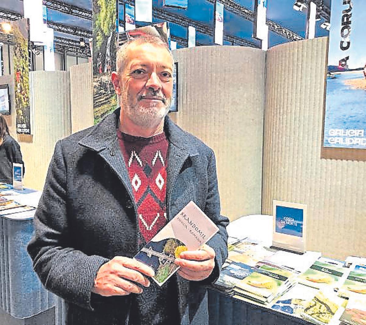 Manuel Muíño, alcalde de Zas, esta semana en Fitur