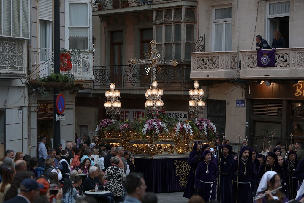 Procesión De la Vera Cruz y las Santas Mujeres el Sábado Santo en Cartagena