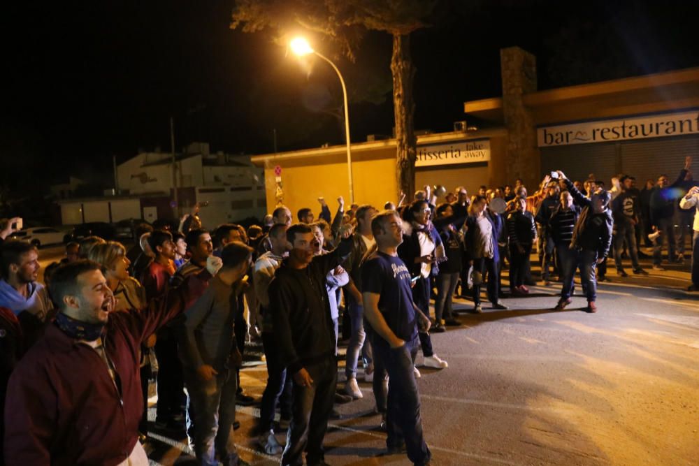 Cassolada contra els agents de la Guàrdia Civil a l'Escala