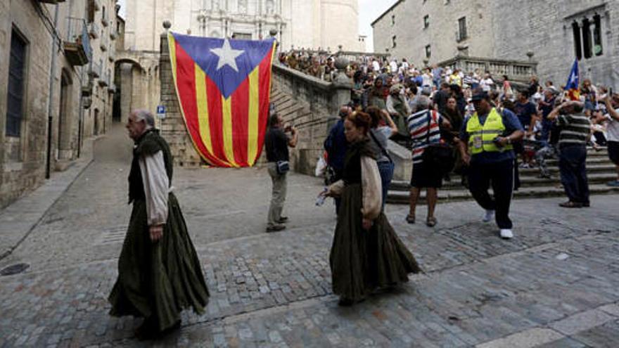 Una estelada que es va colar al rodatge de «Joc de trons»