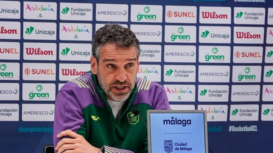 Ibon Navarro, antes del trascendental Unicaja-ALBA Berlín: "Con los lesionados vamos hora a hora, no sé quién va a jugar"