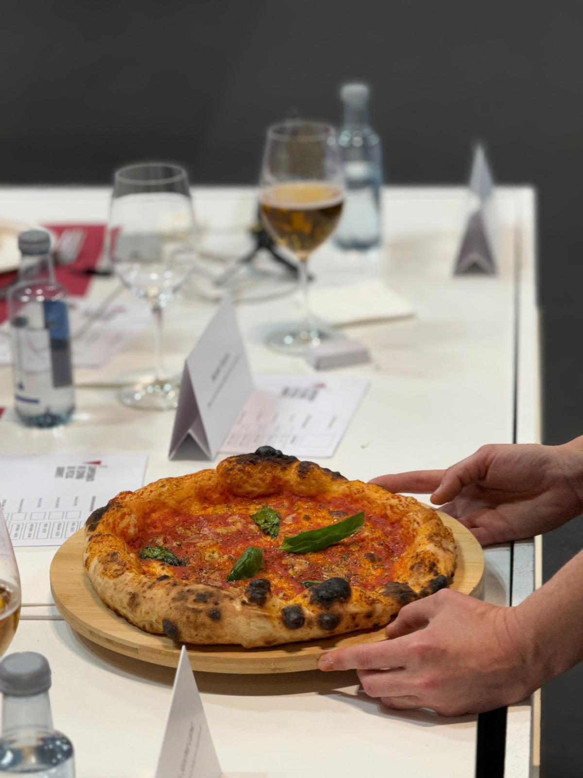 Una de las pizzas elaboradas por Alejandra Infante, de Infraganti