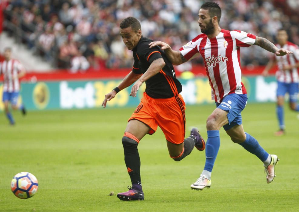 Las mejores imágenes del Sporting de Gijón - Valencia