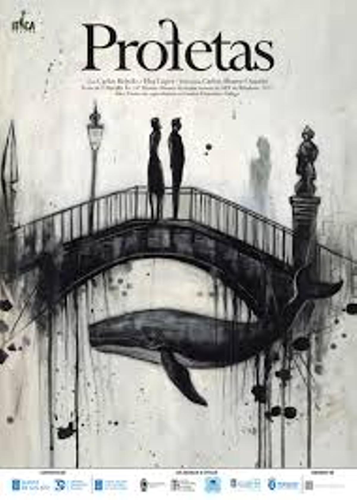 Cartel promocional da obra 'Profetas', de Ítaca Teatro.