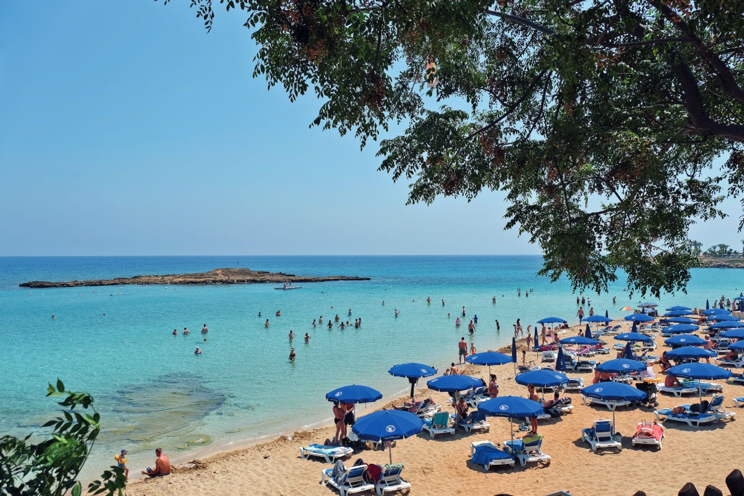 Playa Fig Tree Bay, en Agia Napa.