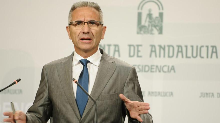 El portavoz del Gobierno andaluz, Miguel Ángel Vázquez.