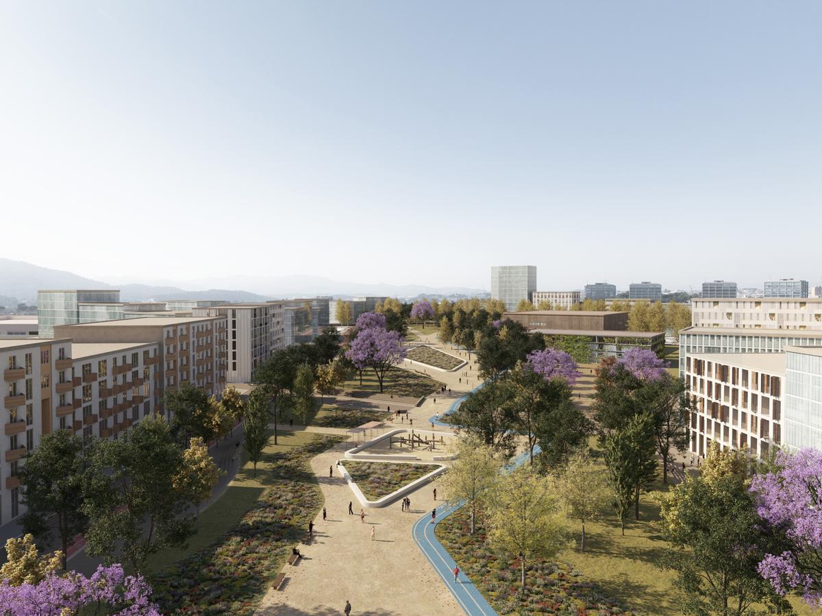 Parque ca n'Ametller, nuevo barrio de Sant Cugat