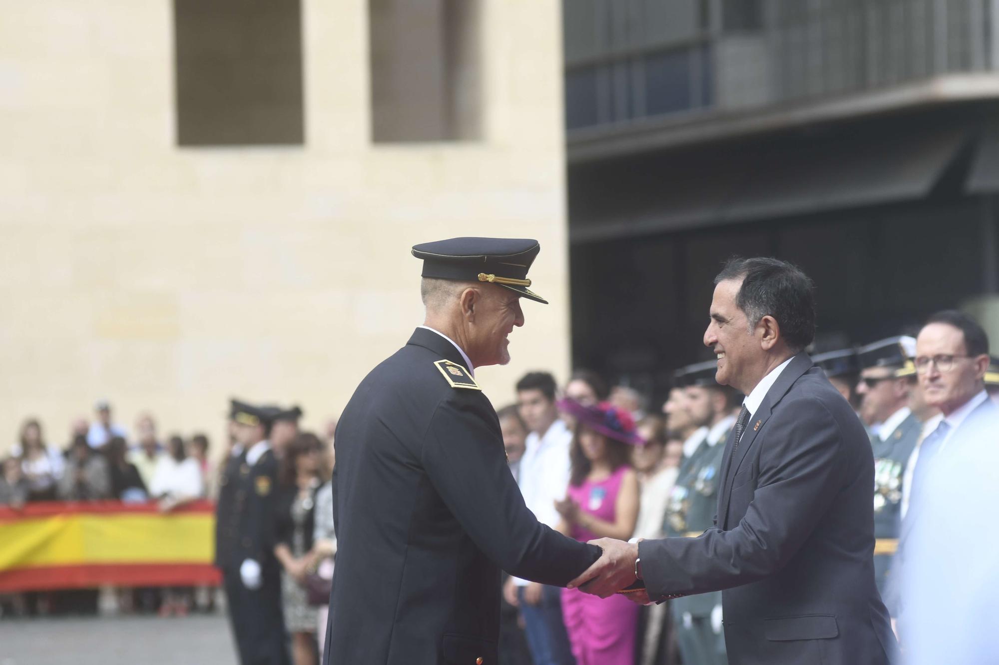 Acto institucional de la Guardia Civil en Murcia por el día de su Patrona