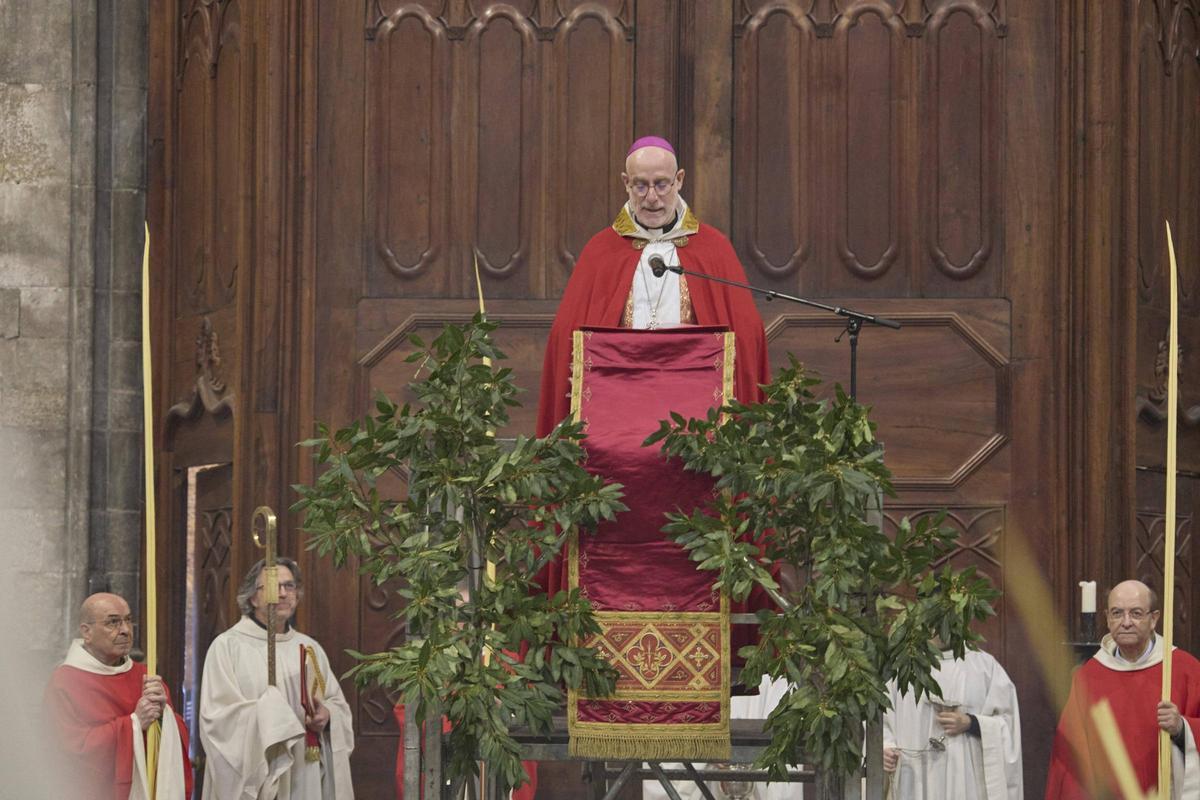La benedicció de Rams a la Catedral de Girona en imatges La benedicció de Rams a la Catedral de Girona en imatges