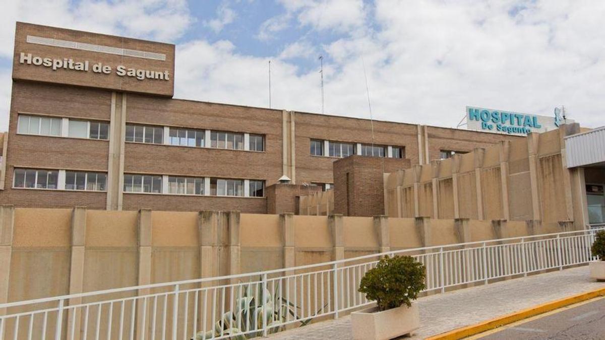 Imagen de la fachada del Hospital de Sagunto.