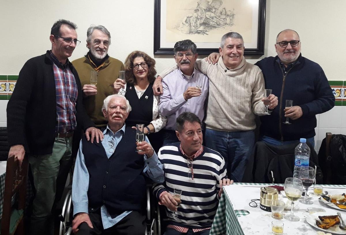 Los miembros de Patxinguer Z en un reciente reencuentro en València.