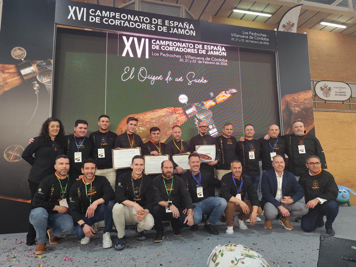 Villanueva de Córdoba acoge el campeonato de España de cortadores de jamón