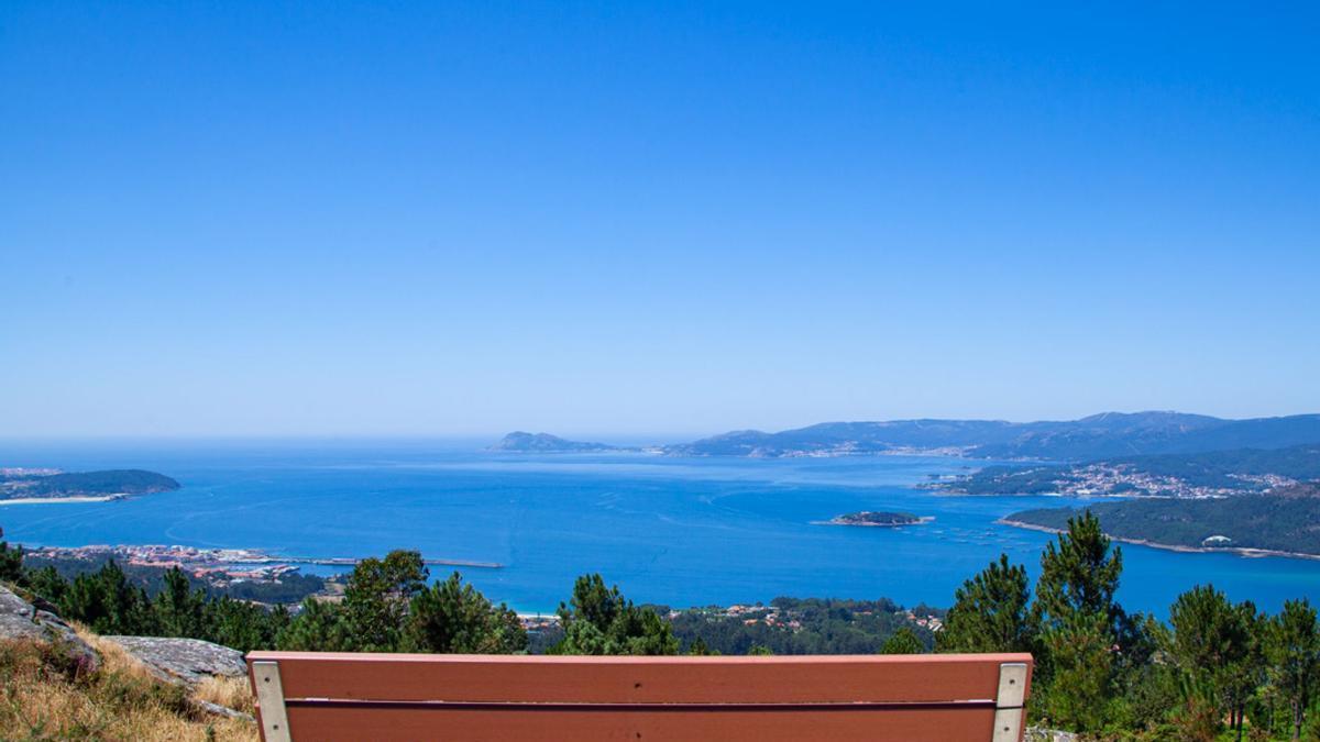 O Mirador do Monte San Lois en Noia.