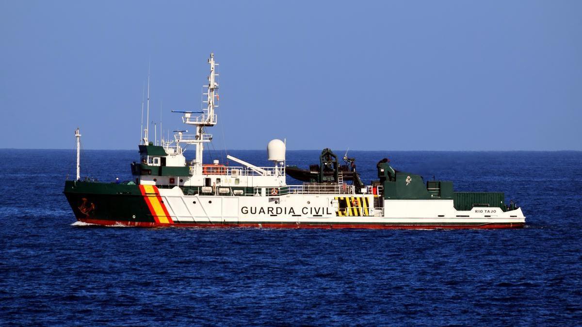 El patrullero oceánico Río Tajo de la Guardia Civil, en una imagen de archivo.