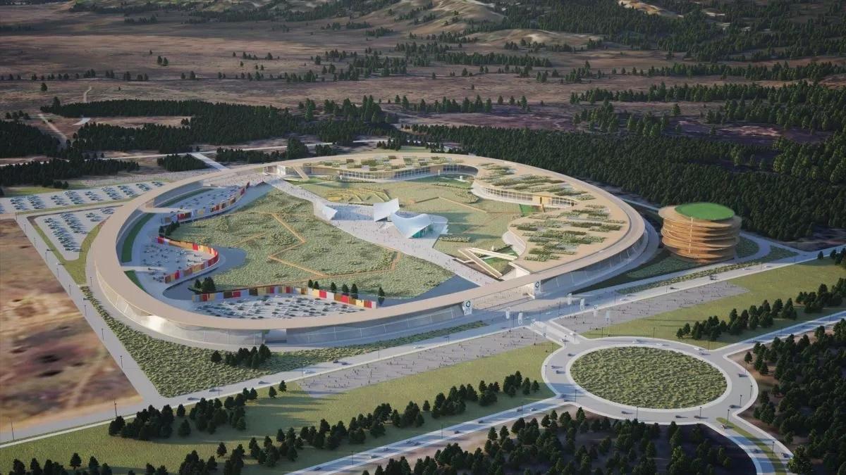 Diseño del recinto proyectado por San Carlos de Bariloche para la Expo 2027.
