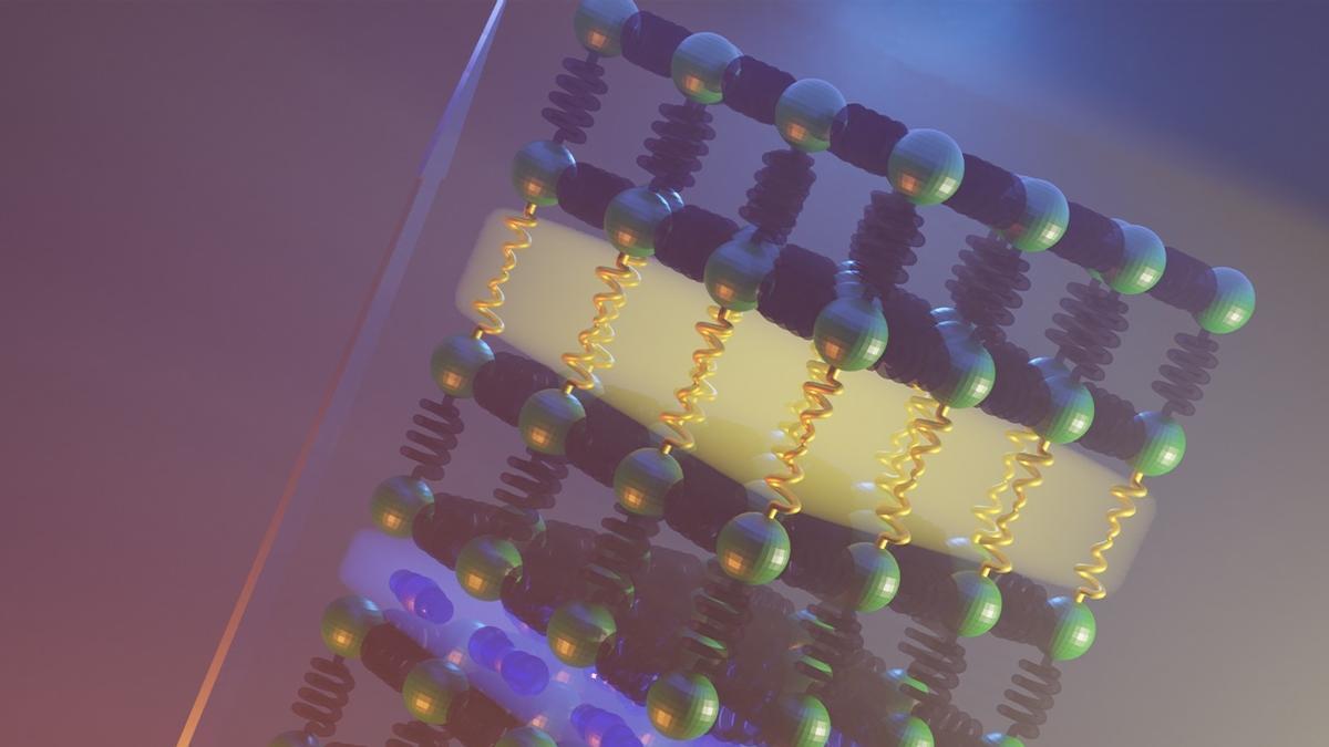 Usando la química es posible combinar dos disposiciones atómicas diferentes que proporcionan mecanismos para ralentizar el movimiento del calor