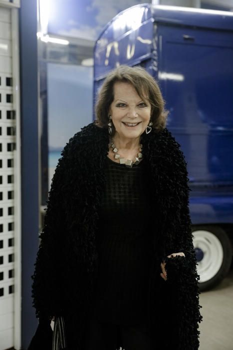 Claudia Cardinale llega al aeropuerto de Son Sant Joan