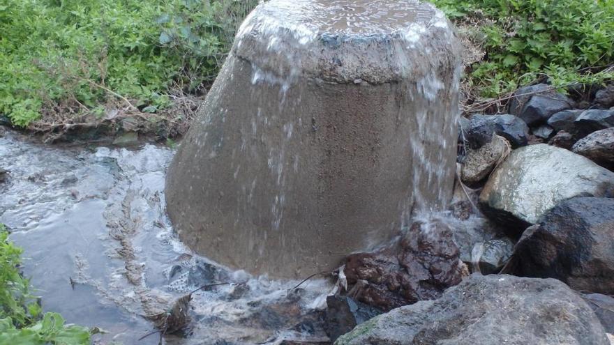 Aguas fecales en Tenoya