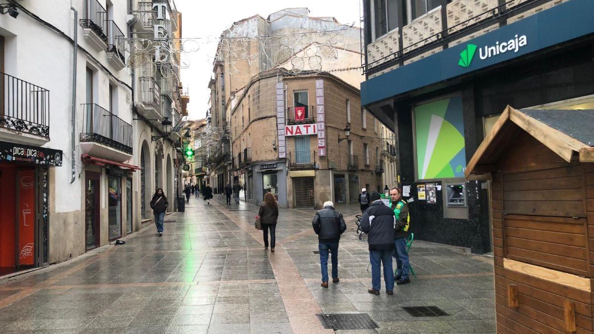 La calle San Pedro de Cáceres: sin Spar y sin hotel