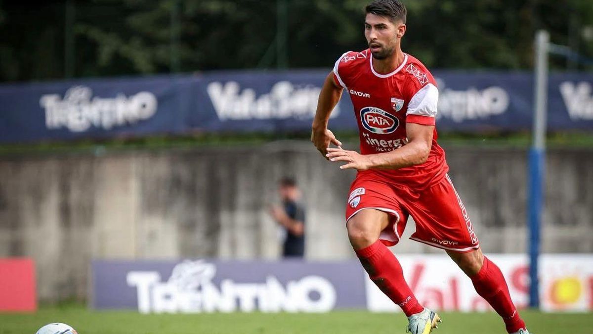 Fabrizio Brignani, durante un partido.