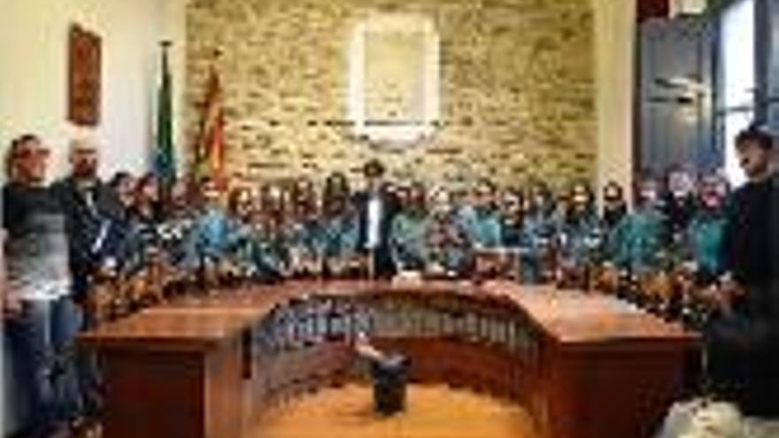 Acte de reconeixement per al  grup de xou juvenil del Bescanó