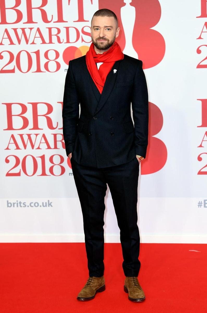 Justin Timberlake, en los Brit Awards 2018