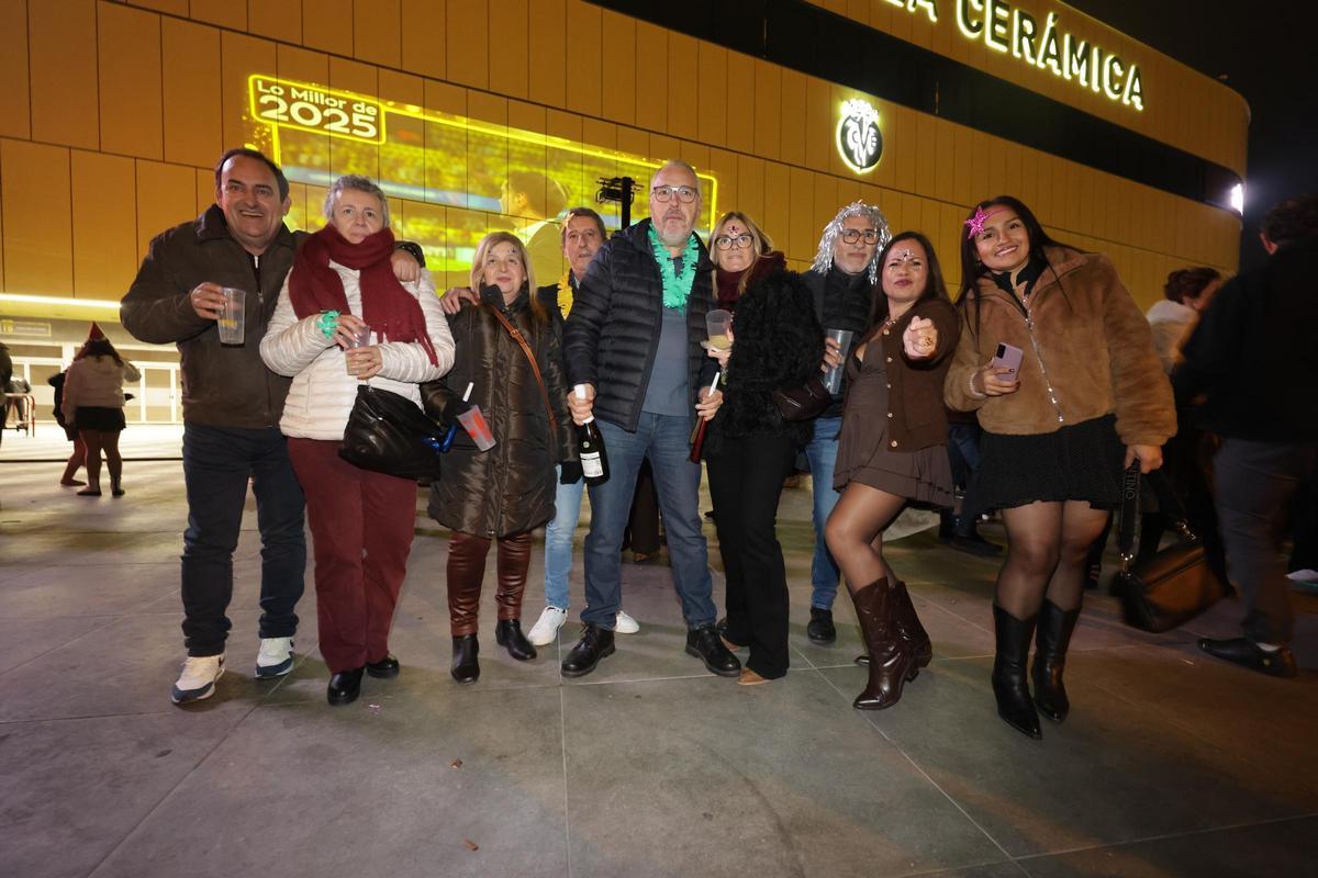 Galería de imágenes: Vila-real celebra las campanadas en el Estadio de La Cerámica Galería de imágenes: Vila-real celebra las campanadas en el Estadio de La Cerámica