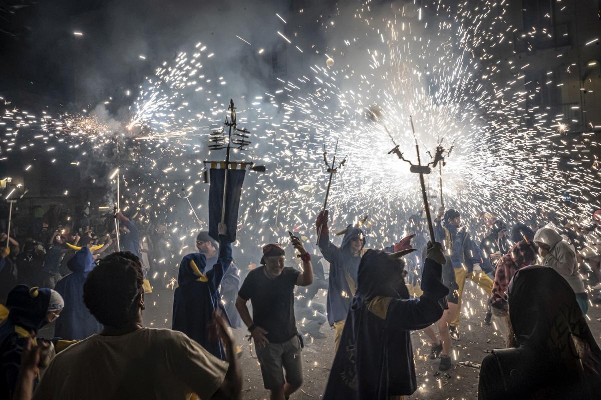 Correfoc de las Fiestas de Gràcia 2023